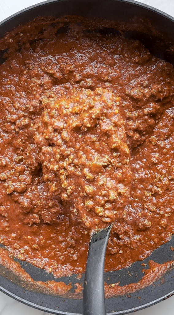 tomato beef sauce for Ashak